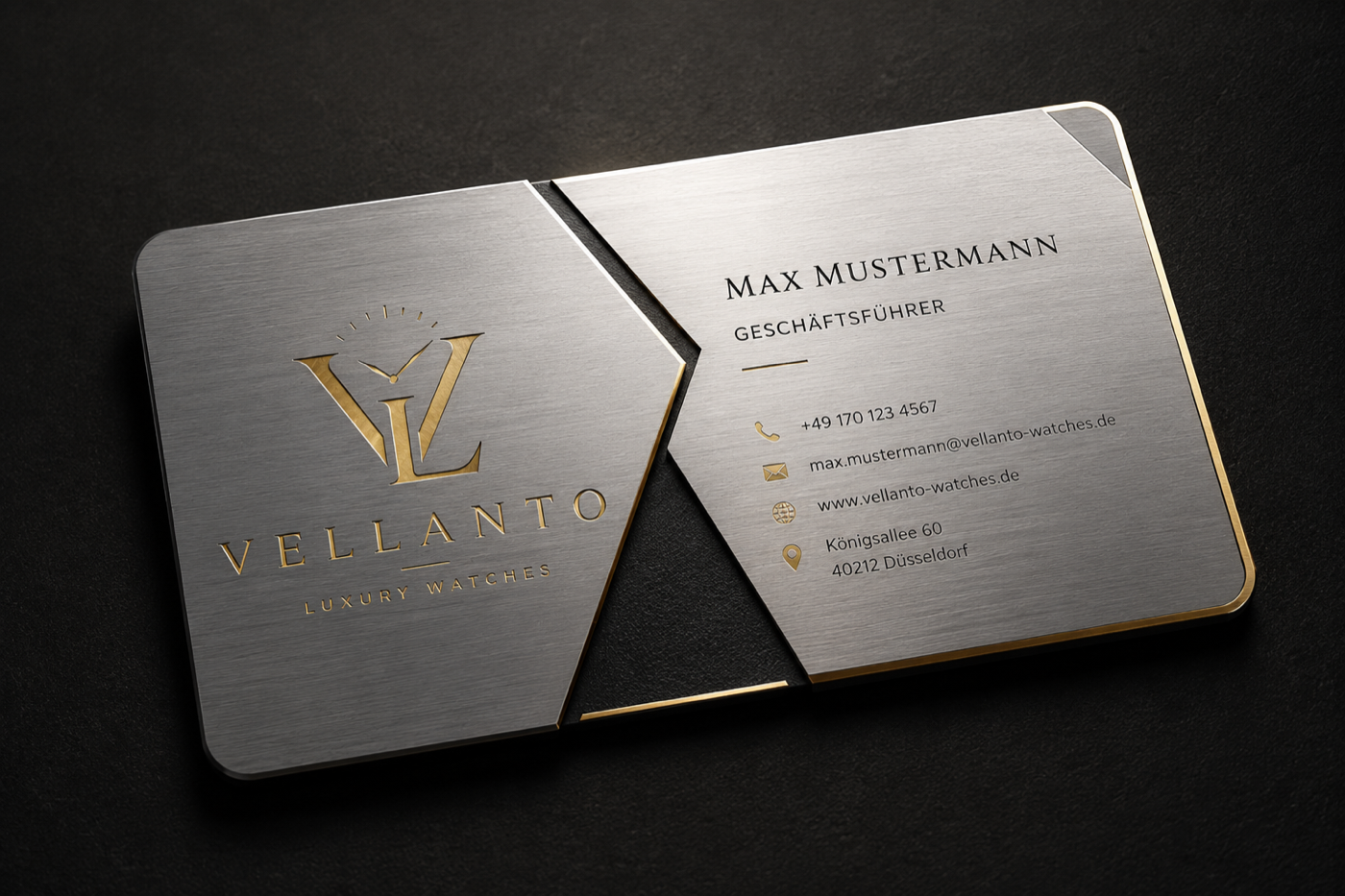 Business cards & design – Concept study 3